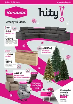 Náhľad Kondela letáku platného od 12.11.2025