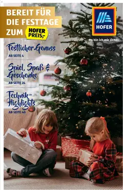 Hofer AT - Weihnachtskatalog megtekintése, amely érvényes 2025.11.05.-től
