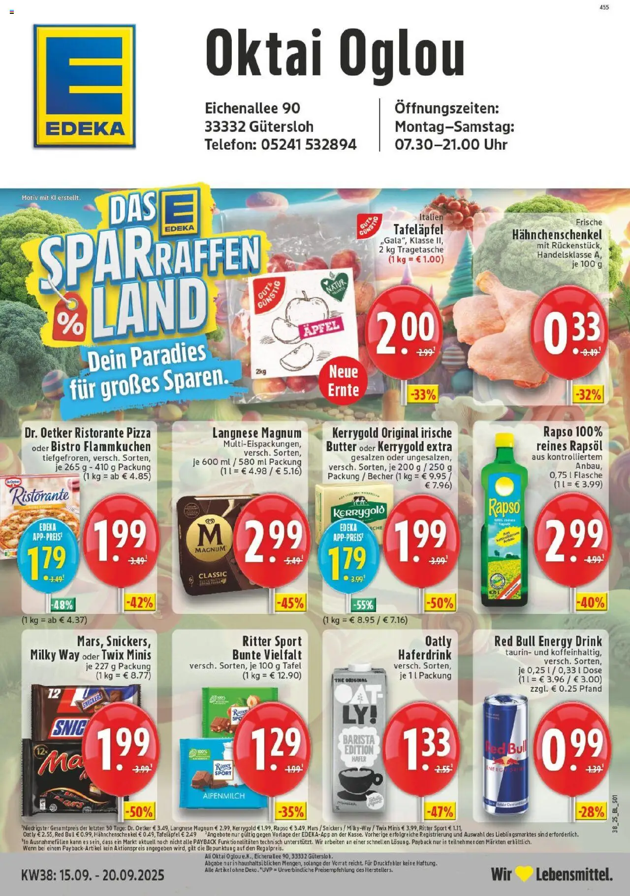 EDEKA Prospekt ab 14.09.2025 - Prospekt Gütersloh Online