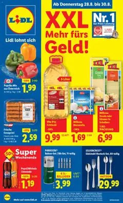 Vorschau der Angebote: Lidl Prospekt aktuell gültig ab 28.08.2025