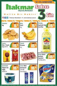 Hakmar Katalog Sadece 3 Gün 19.12.2025 - Broşürünün önizlemesi