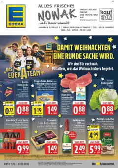 Vorschau von dem Prospekt des Geschäftes Edeka, gültig ab dem 15.12.2025