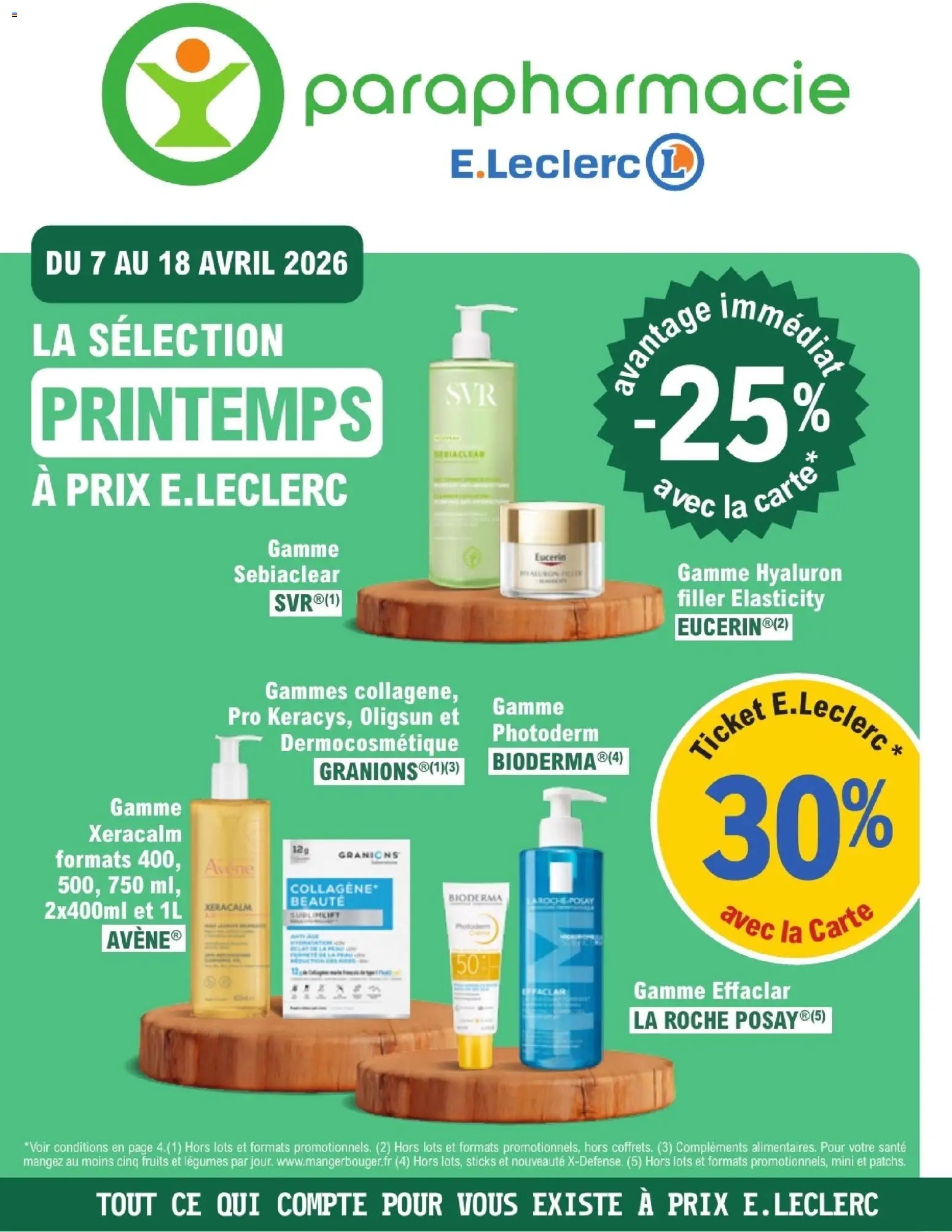 Prévisualisation de E.Leclerc Parapharmacie catalogue du magasin E.Leclerc formulaire valide 07/04/2026