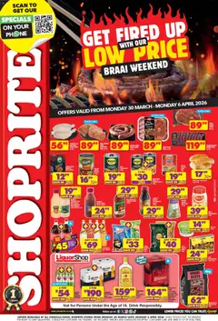 Preview of Shoprite flyer valid from 30/03/2026
