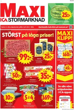 Förhandsgranska reklamblad Haninge från butik ICA Maxi gäller från 16/03/2026