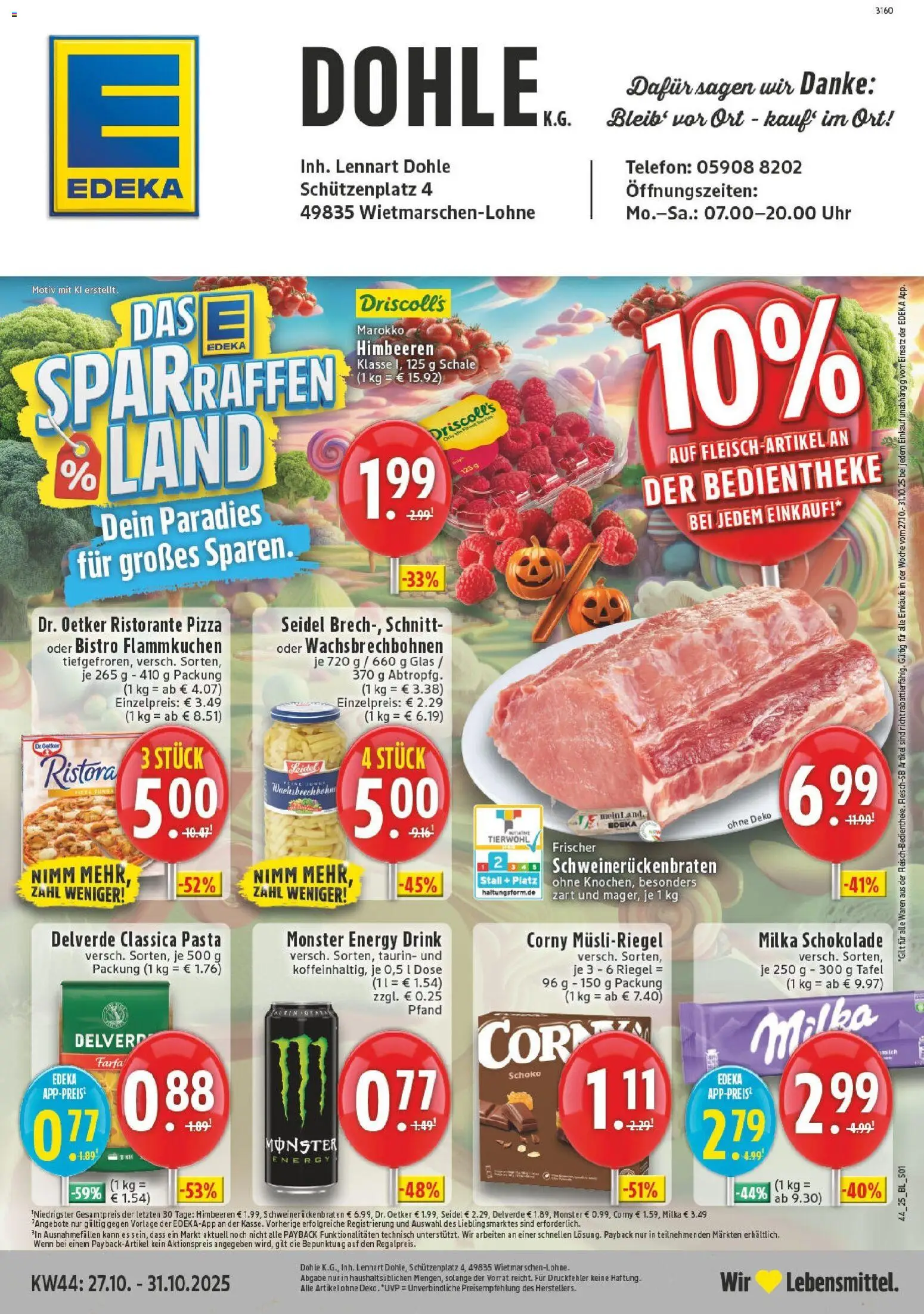 Vorschau von dem Prospekt des Geschäftes Edeka, gültig ab dem 26.10.2025