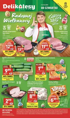 Pogląd gazetki "Delikatesy Centrum gazetka - Sklepy Własne" ze sklepu Delikatesy Centrum ważnej od 02.04.2026
