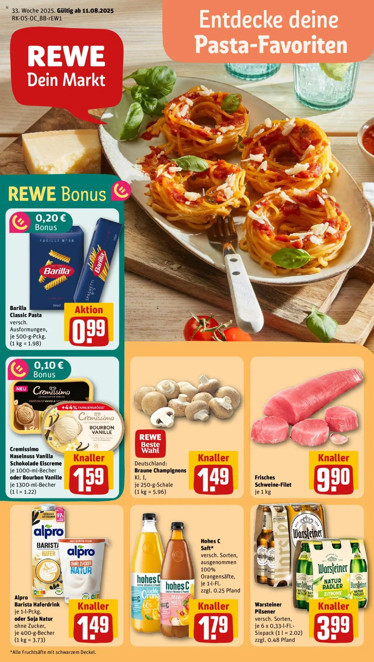 REWE Prospekt ab 11.08.2025 nächste Woche - Prospekt