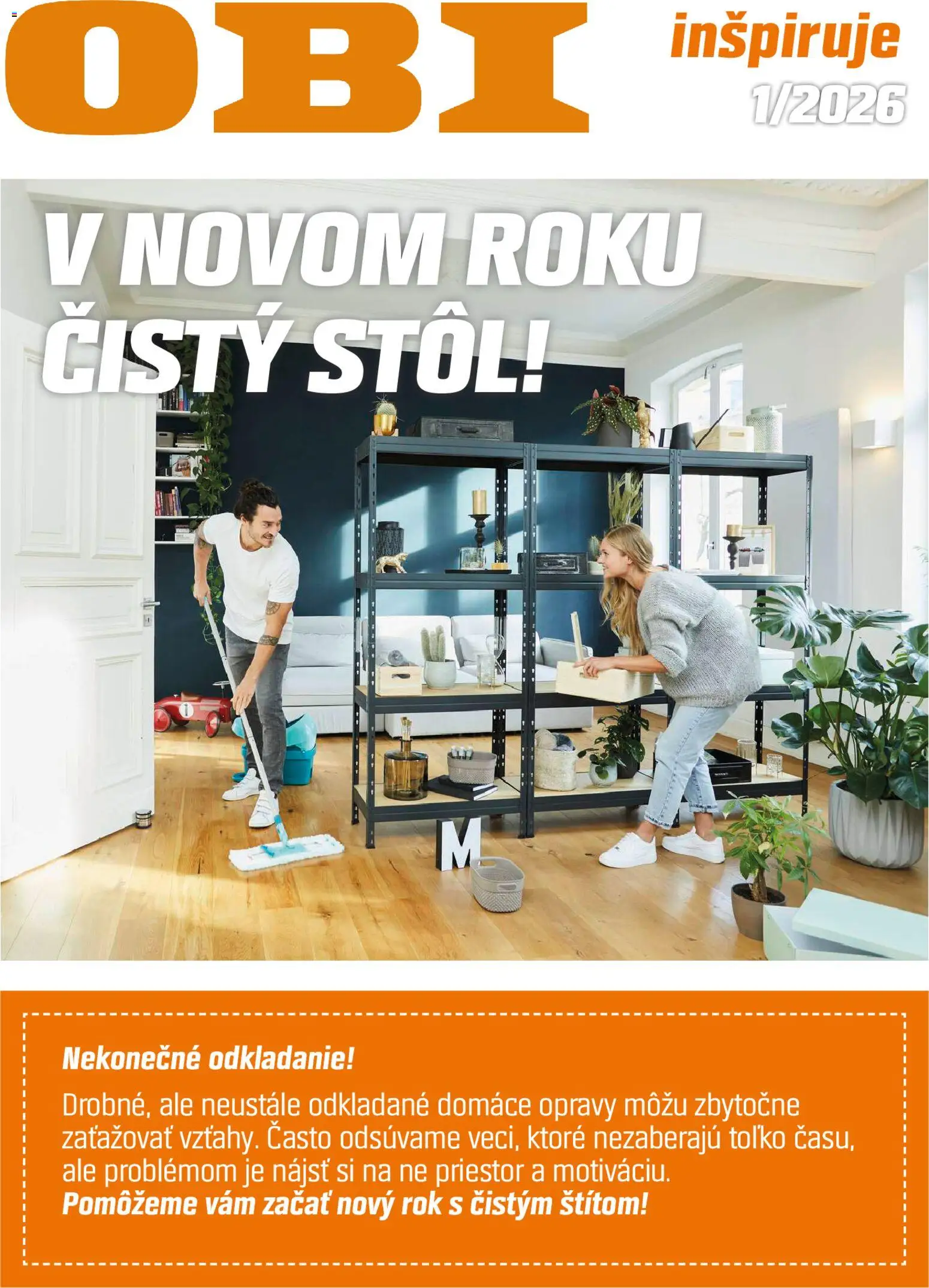 Náhľad OBI letáku platného od 15.01.2026 - Stôl