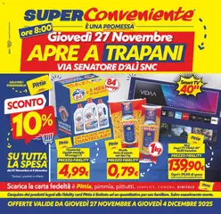 Anteprima dell'opuscolo Volantino Trapani dal negozio SuperConveniente valido da 27/11/2025