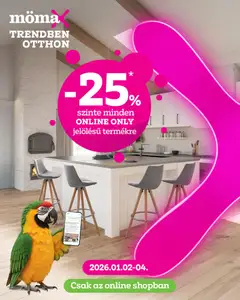 Mömax - Akciós újság Mömax megtekintése, amely érvényes 2026.01.02.-től