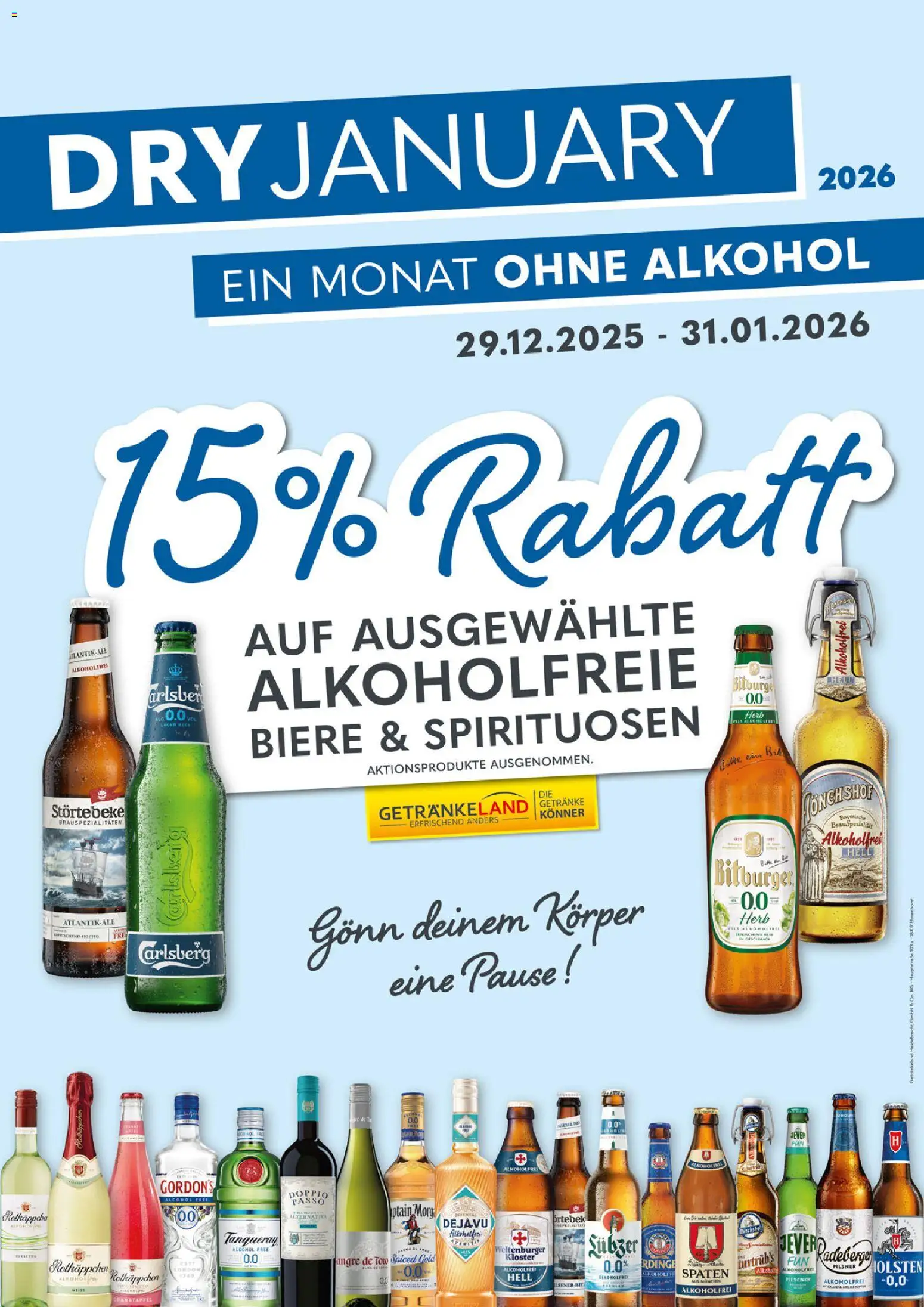 Vorschau von dem Prospekt des Geschäftes Getränkeland, gültig ab dem 02.01.2026