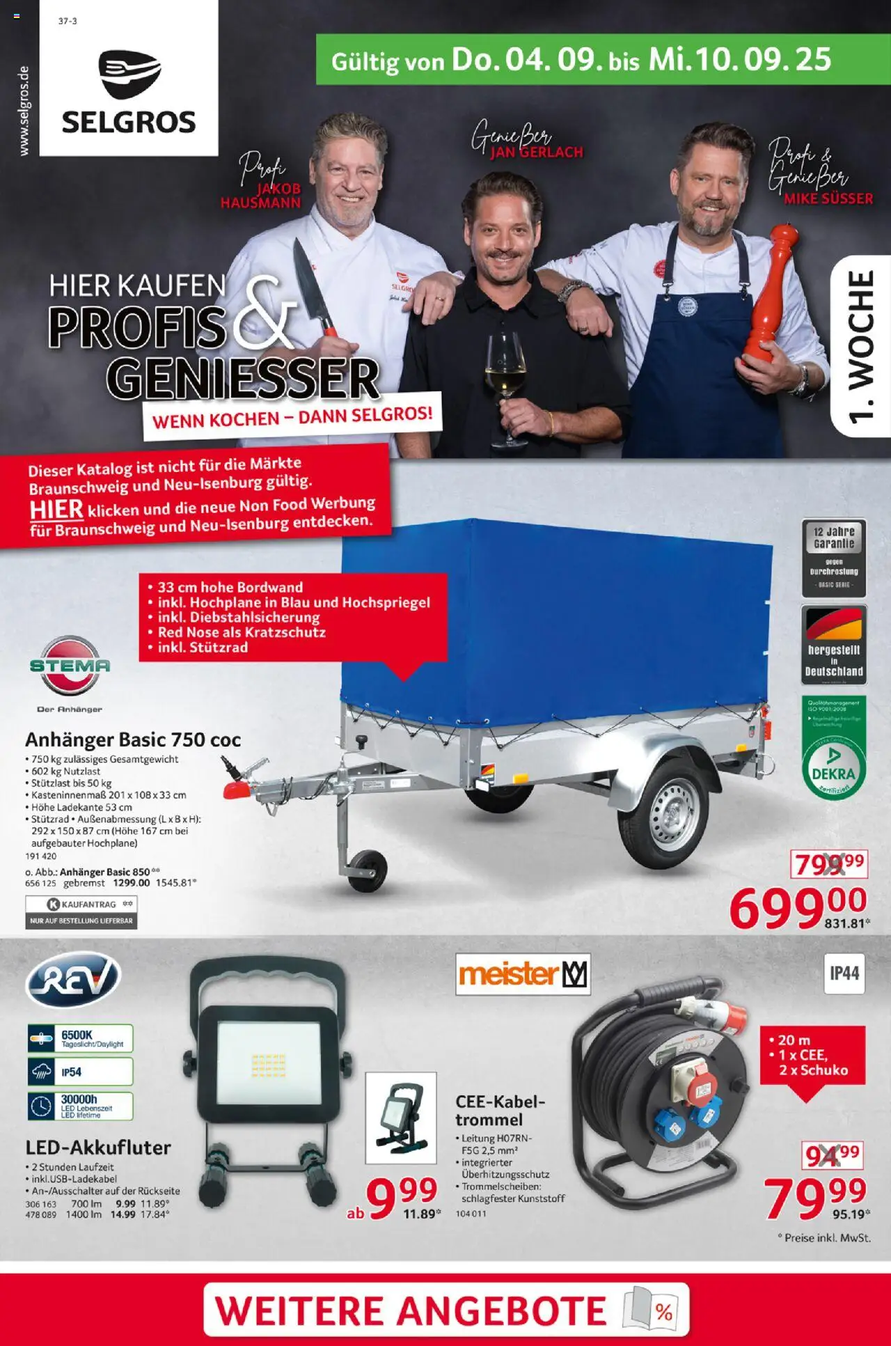 Selgros Non Food (vom 04.09.2025 - 10.09.2025)