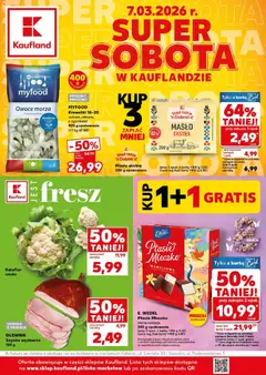 Pogląd gazetki "Kaufland gazetka - Super Sobota" ze sklepu Kaufland ważnej od 07.03.2026