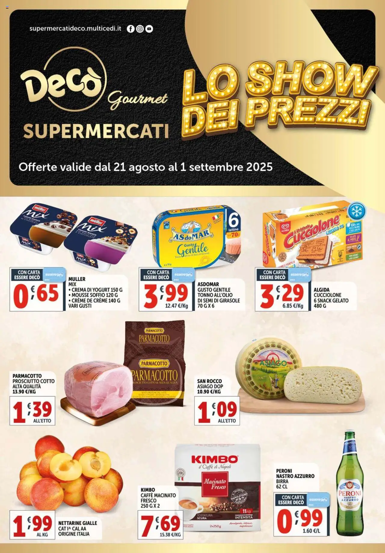 Volantino Decò valido da 21/08/2025 numero di pagina 1
