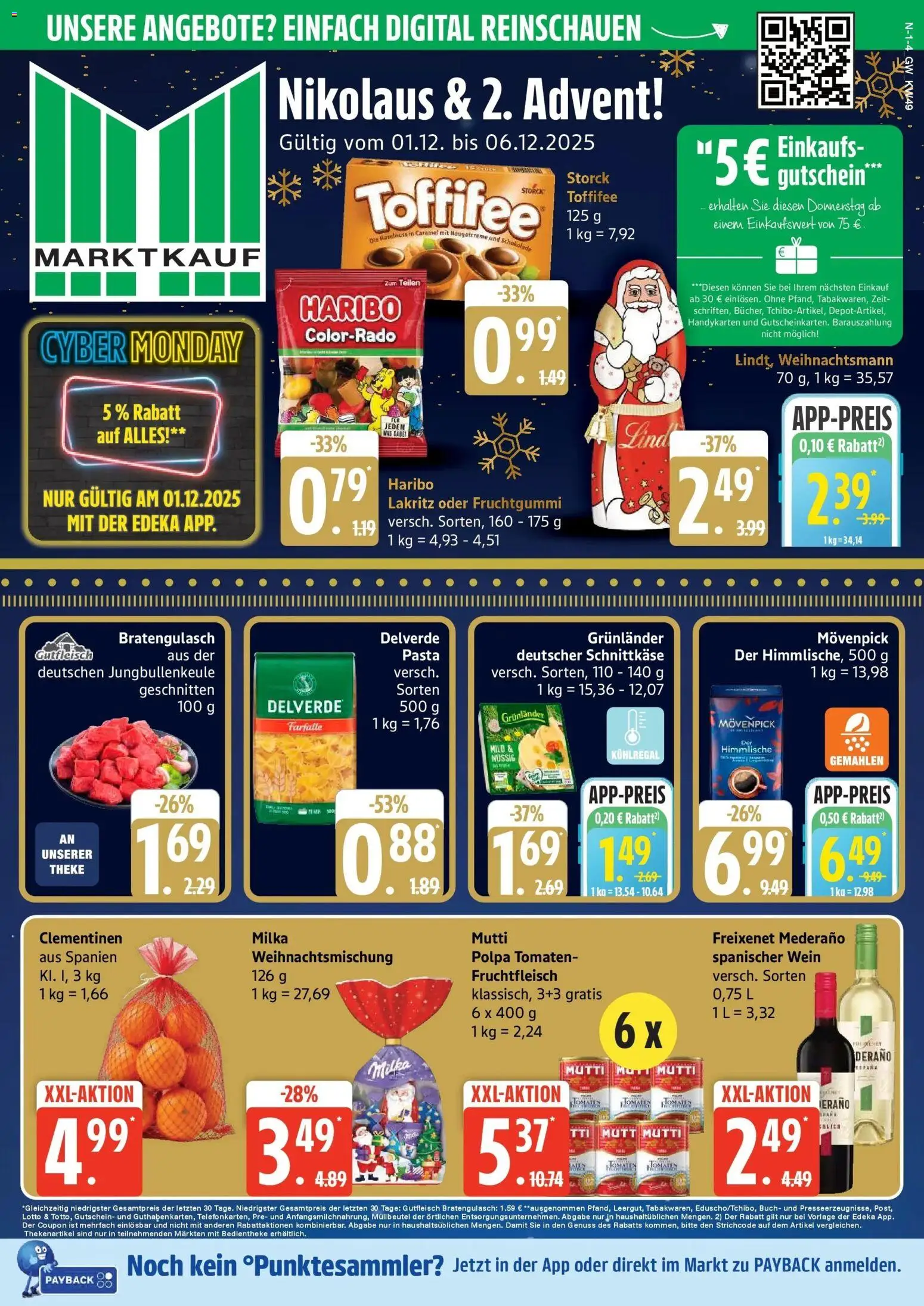 Vorschau von dem Prospekt des Geschäftes Marktkauf, gültig ab dem 30.11.2025