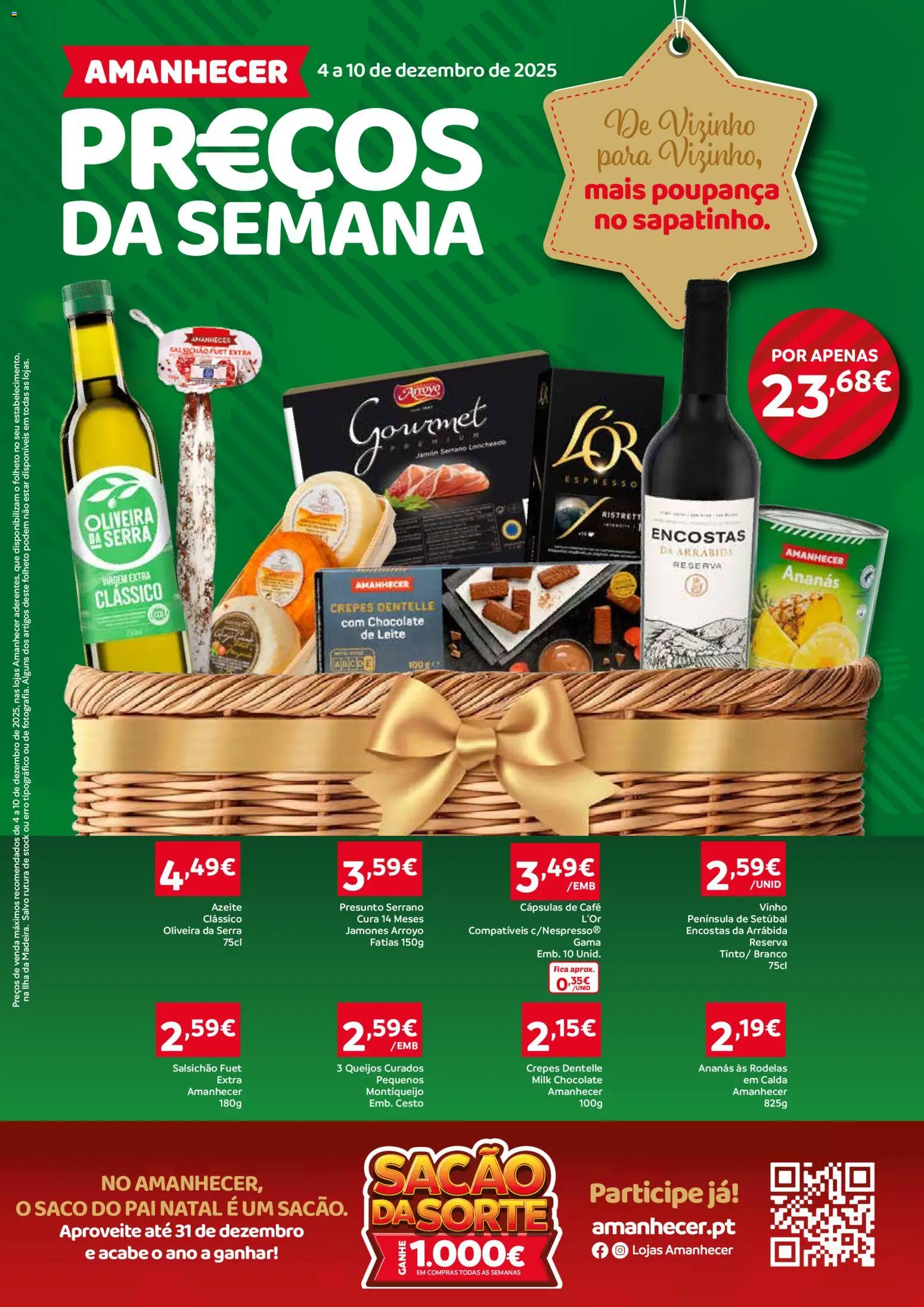 Pré-visualização do folheto da loja Amanhecer válida a partir de 04/12/2025