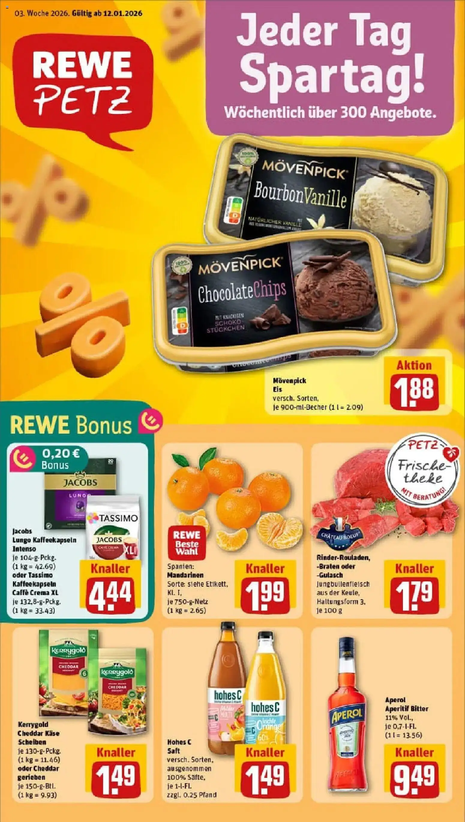 Vorschau von dem Prospekt des Geschäftes Rewe, gültig ab dem 11.01.2026