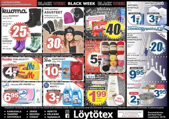 Kaupan Löytötex Black Friday esikatselu, voimassa 26/11/2025