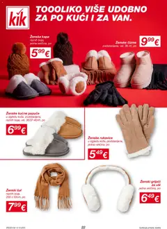 Pregled letka Katalog trgovine Kik vrijedi od 13.10.2025 | Stranica: 22