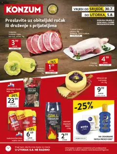 Konzum HR - Akciós újság Konzum HR megtekintése, amely érvényes 2025.07.30.-től