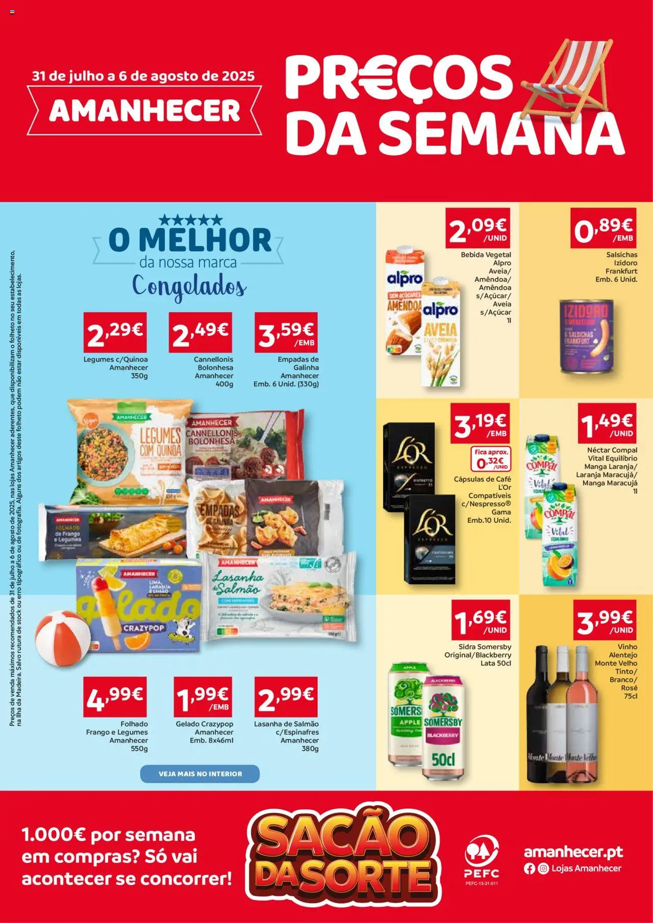 Amanhecer Folheto de 31/07/2025 - catálogo esta semana - página 1