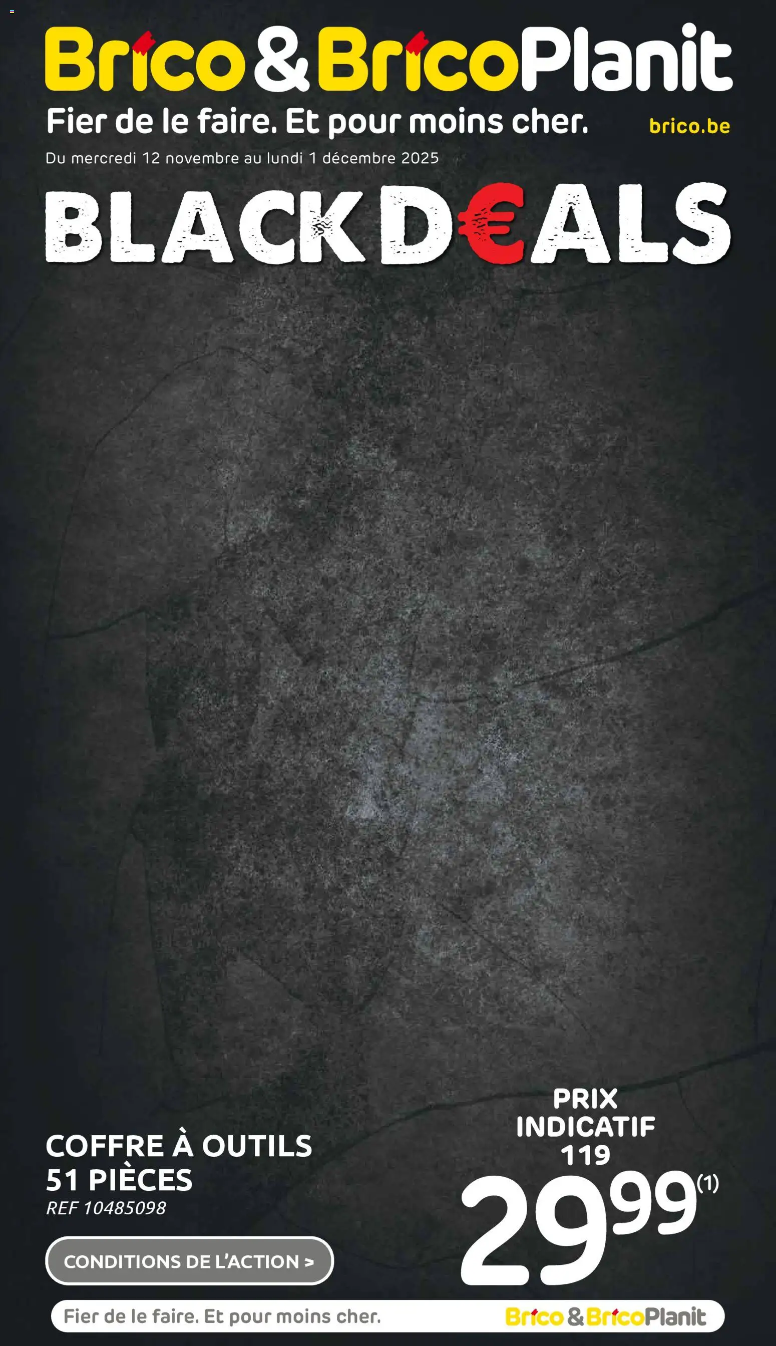 Voorbeeld van Publicité van winkel Brico geldig vanaf 12/11/2025