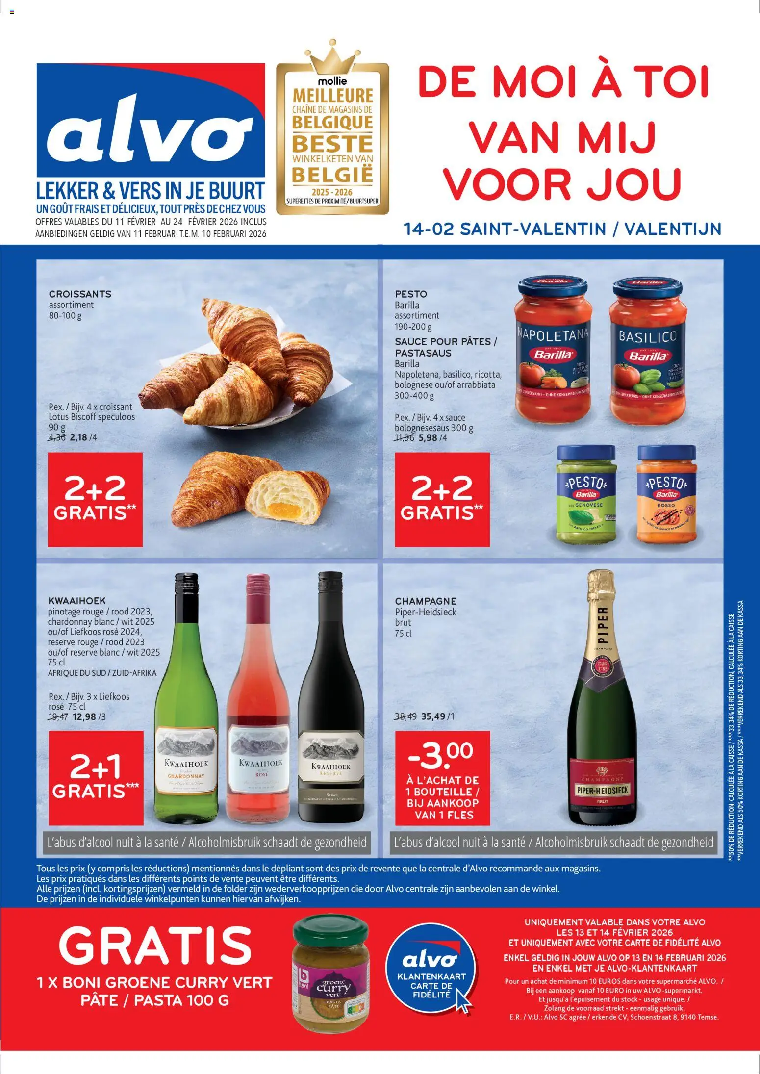Voorbeeld van Publicité van winkel Alvo geldig vanaf 11/02/2026