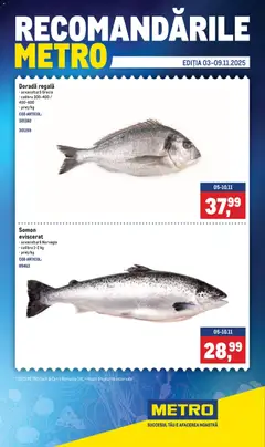 Previzualizarea de cataloage: Metro Catalog nou valabil de la 03.11.2025
