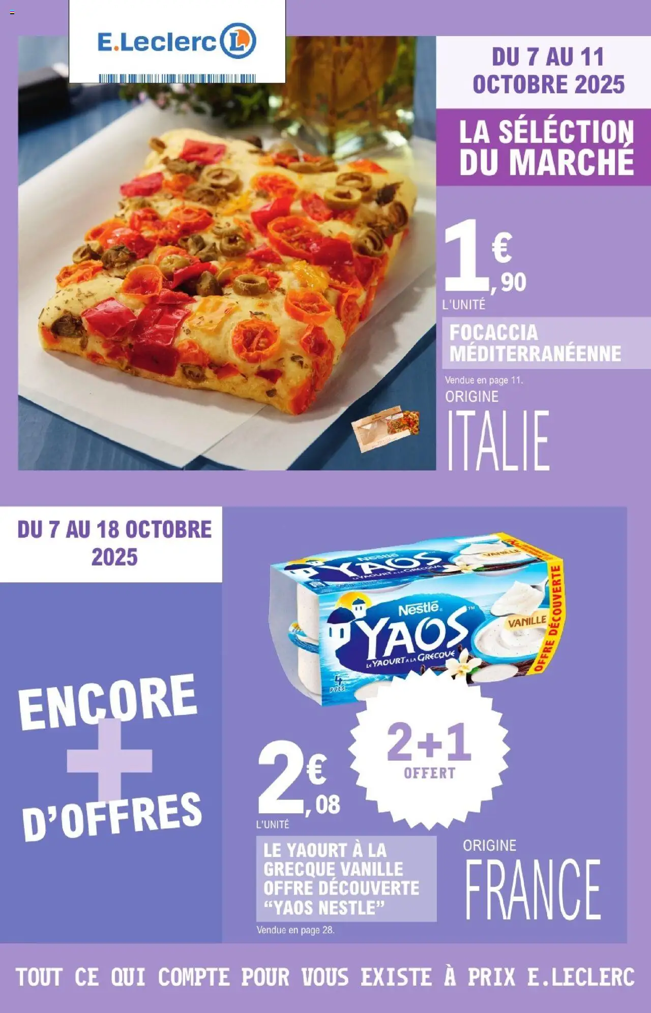 Trafic pouvoir achat 12 - mixte de la boutique E.Leclerc valable du 07/10/2025 - Page numéro 1