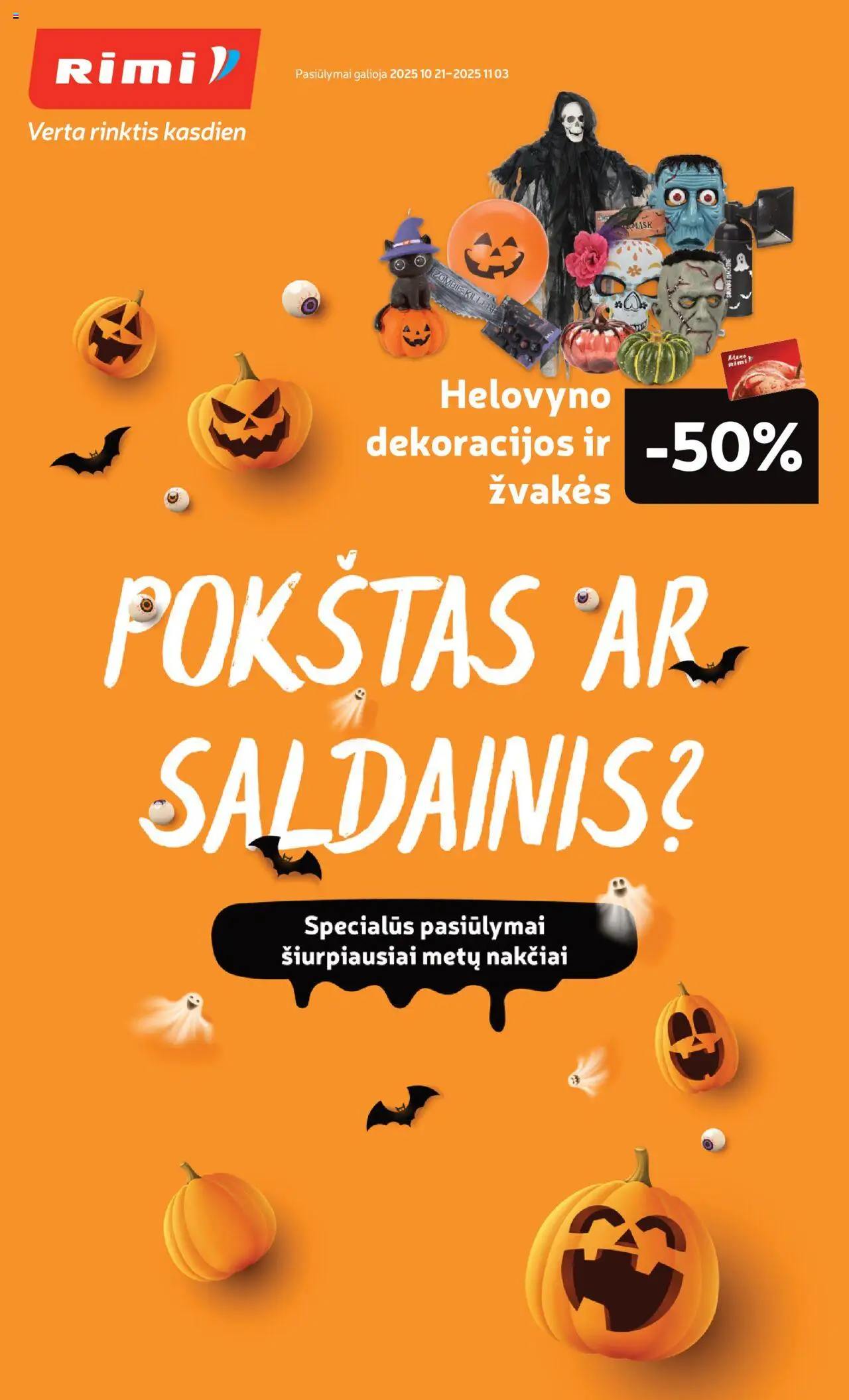 Rimi leidinys galioja nuo 2025.10.21 – puslapio numeris 1