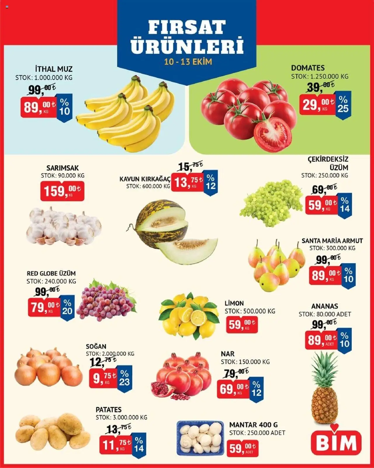 BİM Katalog bu hafta (10 Ekim 2025) - Aktüel Broşür - Sayfa numarası 1