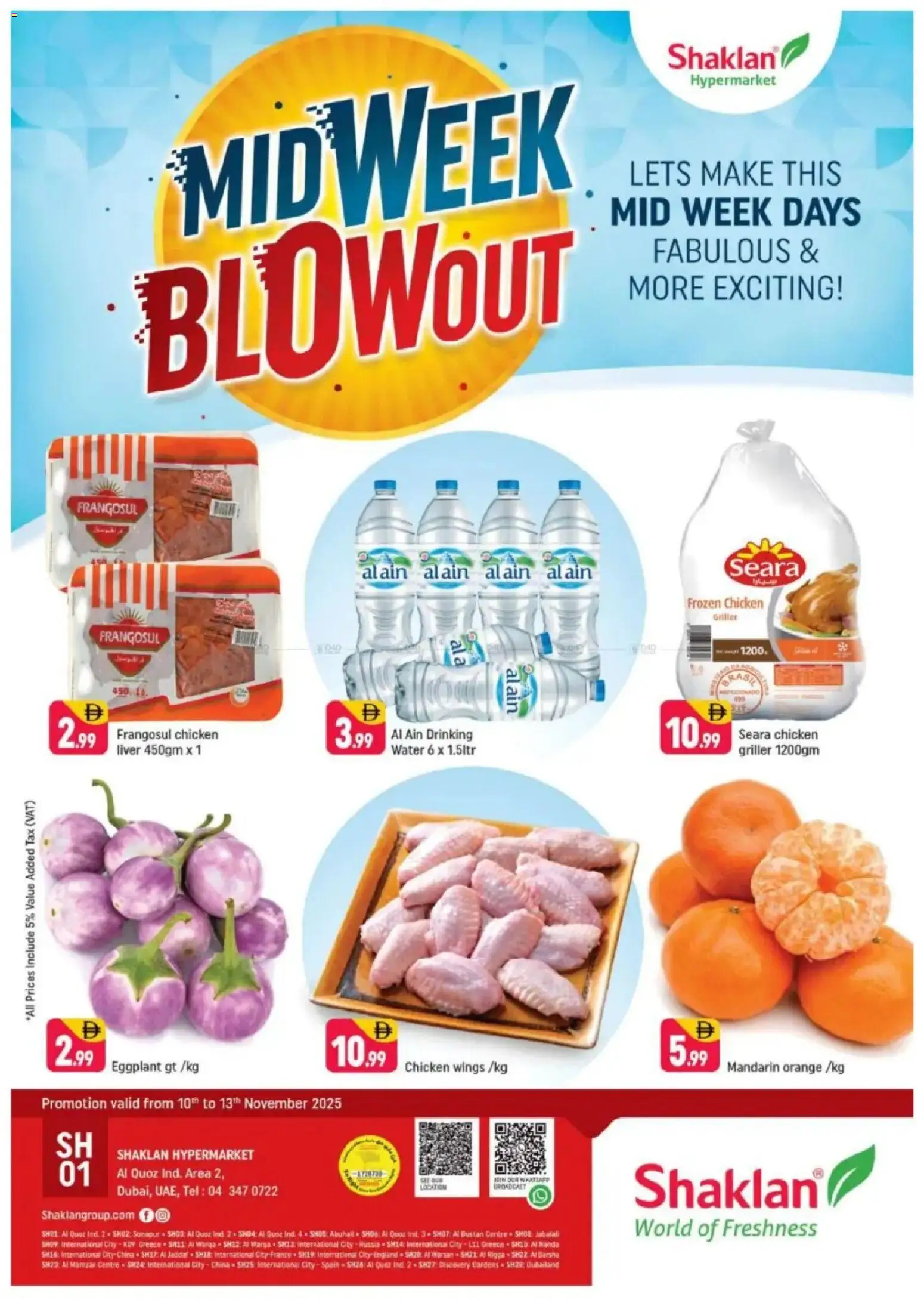 Preview of the catalogue Midweek Blow Out - Al Quoz Industrial Area 2 of store Shaklan valid from 10 Nov, 2025