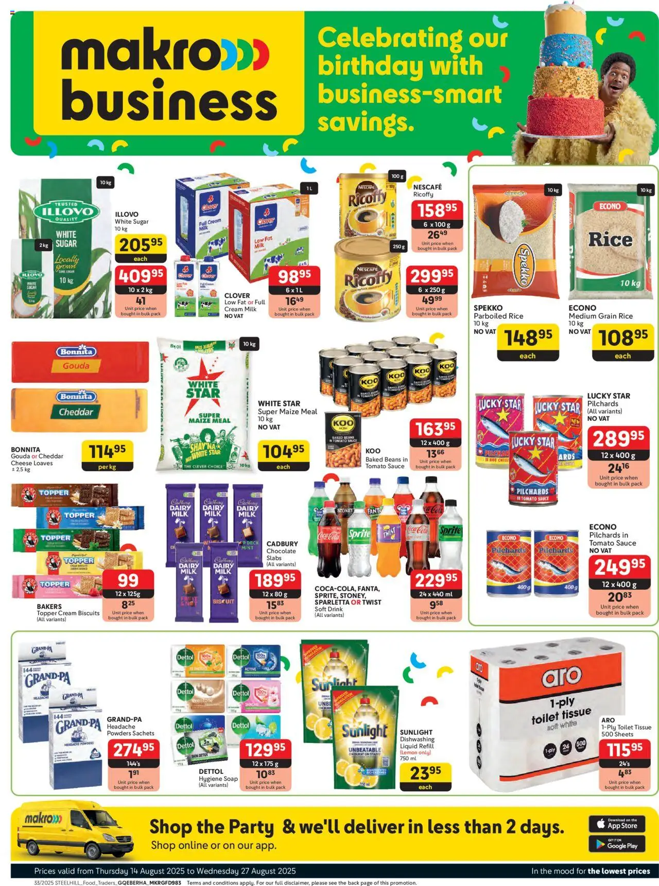 Makro Gqeberha - Business from 14/08 - 27/08/2025 > Promotions