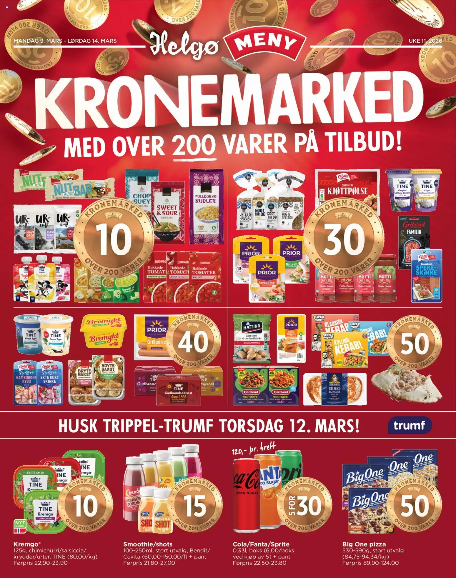 Forhåndsvis Meny kundeavis Helgø fra butikk Meny gyldig fra 09/03/2026