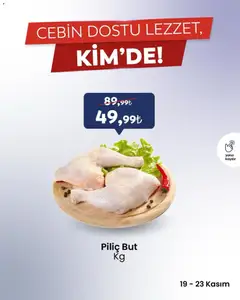 Kim Market Çarşamba’dan Pazar’a Taze ve Temiz Seçimler 19.11.2025 - Broşürünün önizlemesi