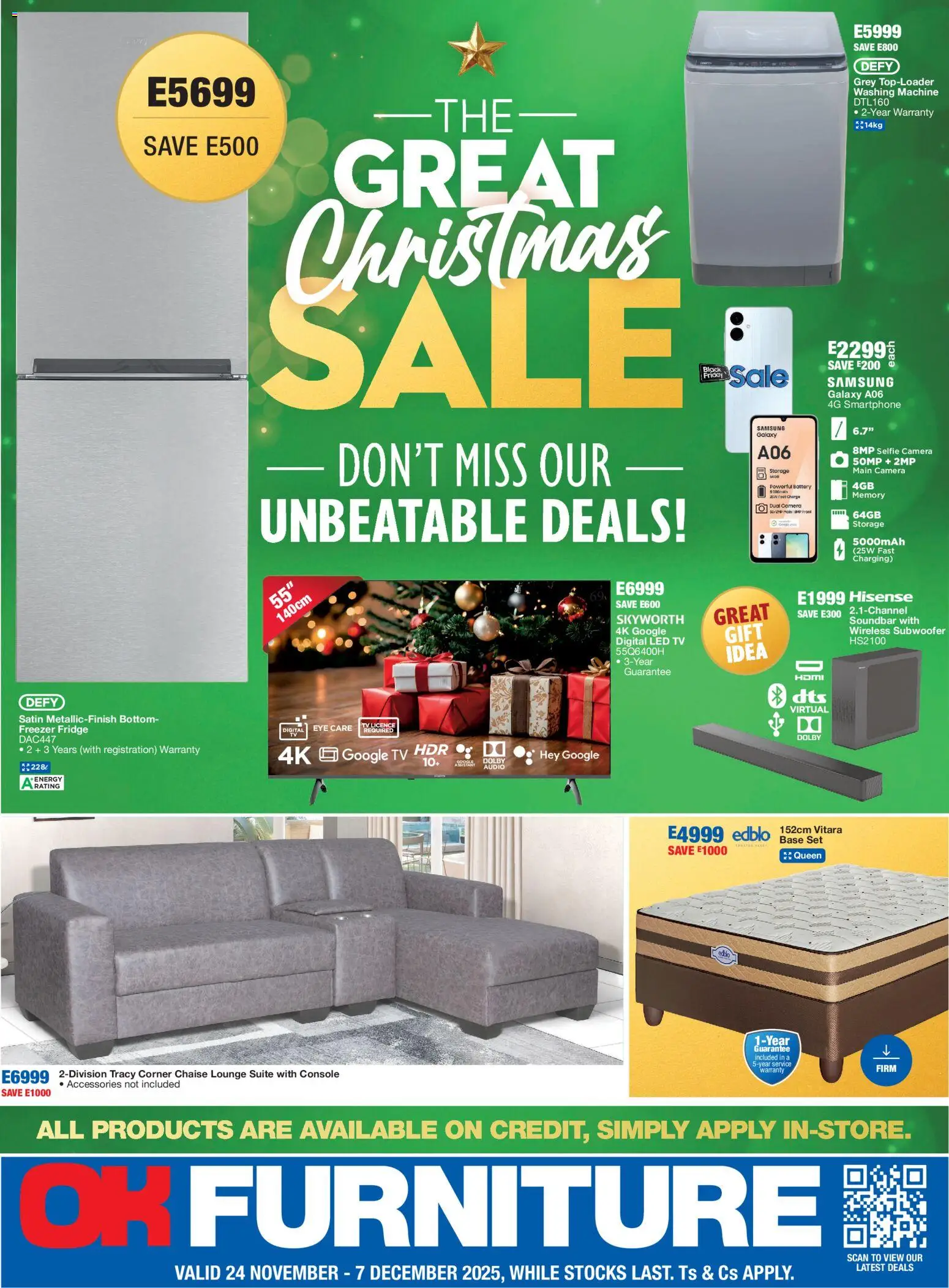 Preview of OK Furniture flyer valid from 24/11/2025