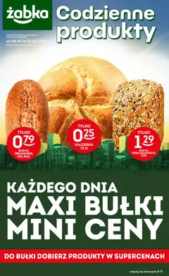 Pogląd gazetki "Żabka gazetka - Codzienne produkty" ze sklepu Żabka ważnej od 08.04.2026