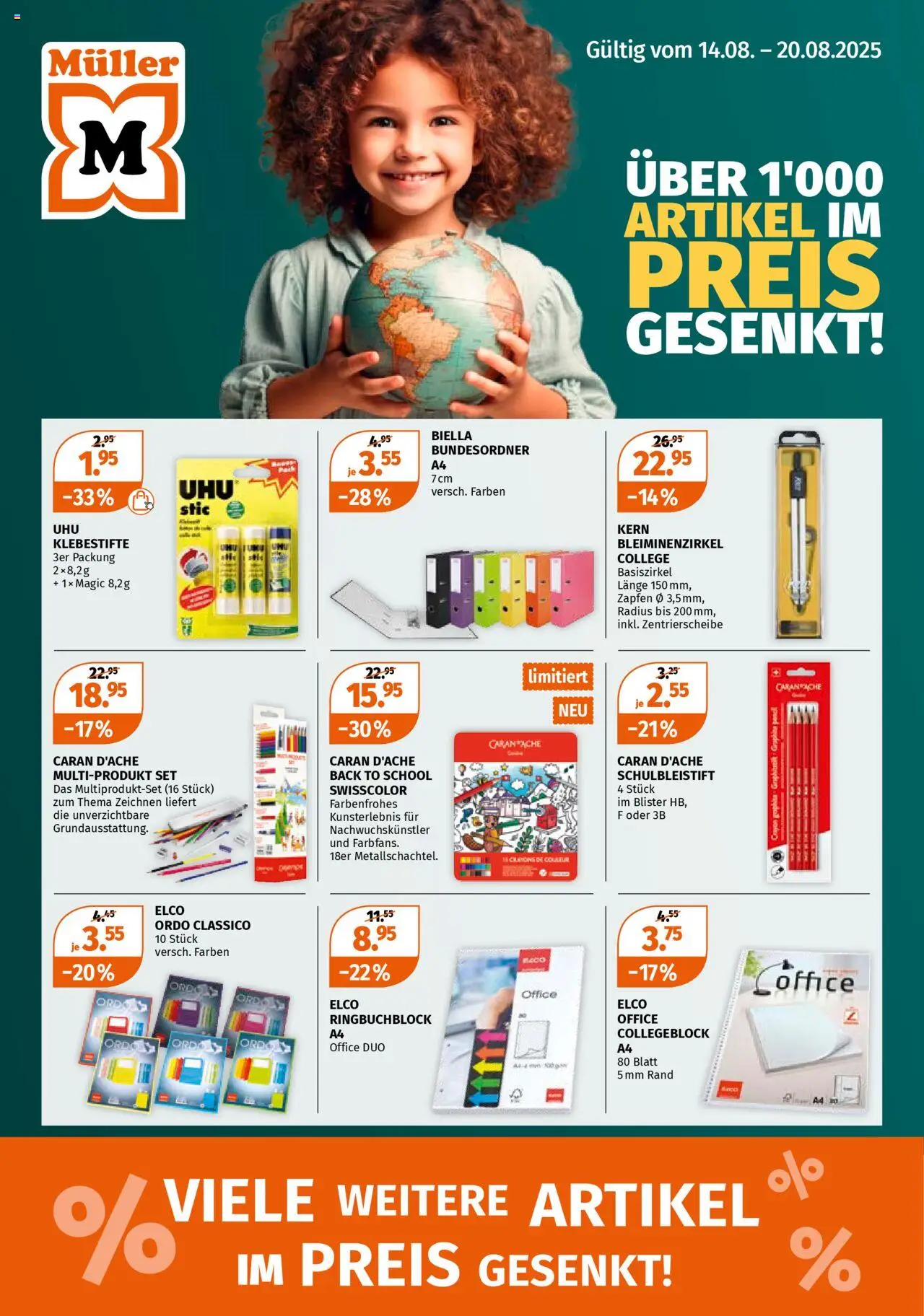 Müller Aktionen ab 14.08.2025 - Seitennummer 1