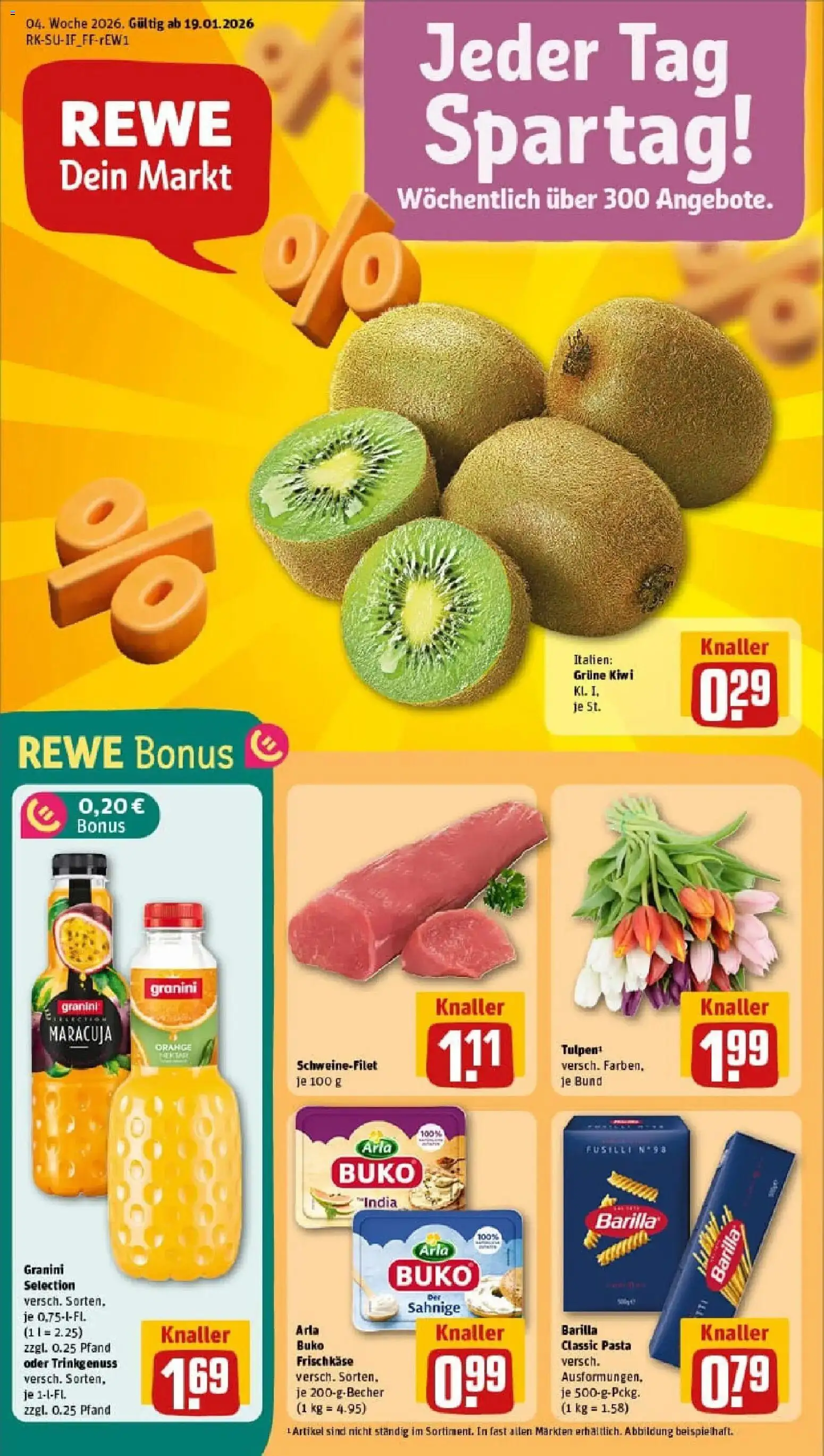 Vorschau von dem Prospekt des Geschäftes Rewe, gültig ab dem 18.01.2026