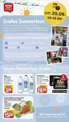 Vorschau von dem Prospekt des Geschäftes Rewe, gültig ab dem 14.09.2025