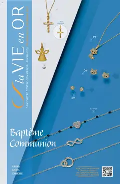 Prévisualisation de La Vie en Or : Baptême - Communion du magasin Auchan formulaire valide 11/03/2025
