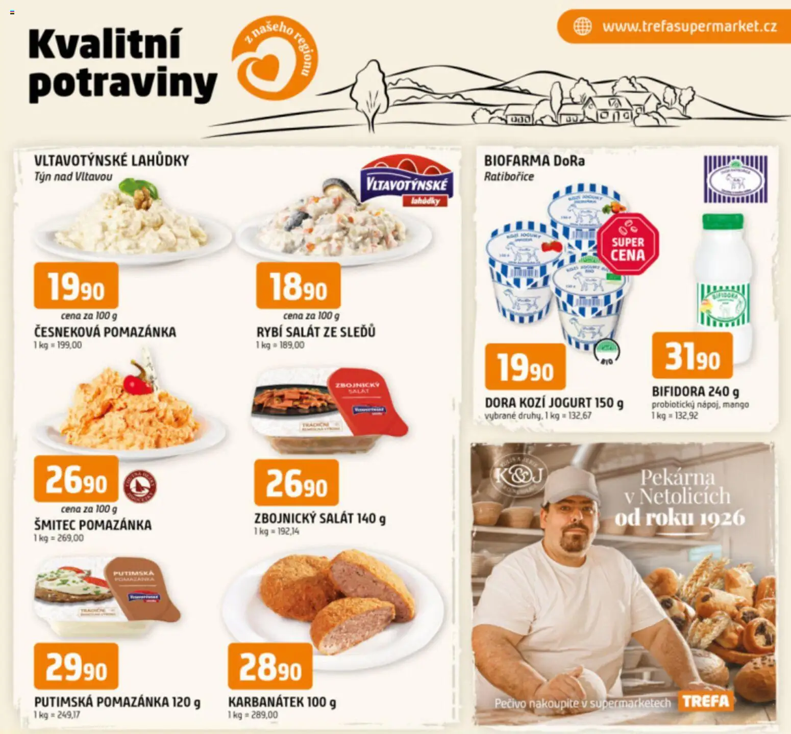  Trefa Leták - Kvalitní potraviny z našeho regionu (29.10.2025 - 04.11.2025)