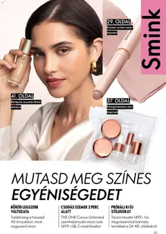 Oriflame - Oriflame katalógus 2025/15 megtekintése, amely érvényes 2025.10.22.-től | Oldal: 23