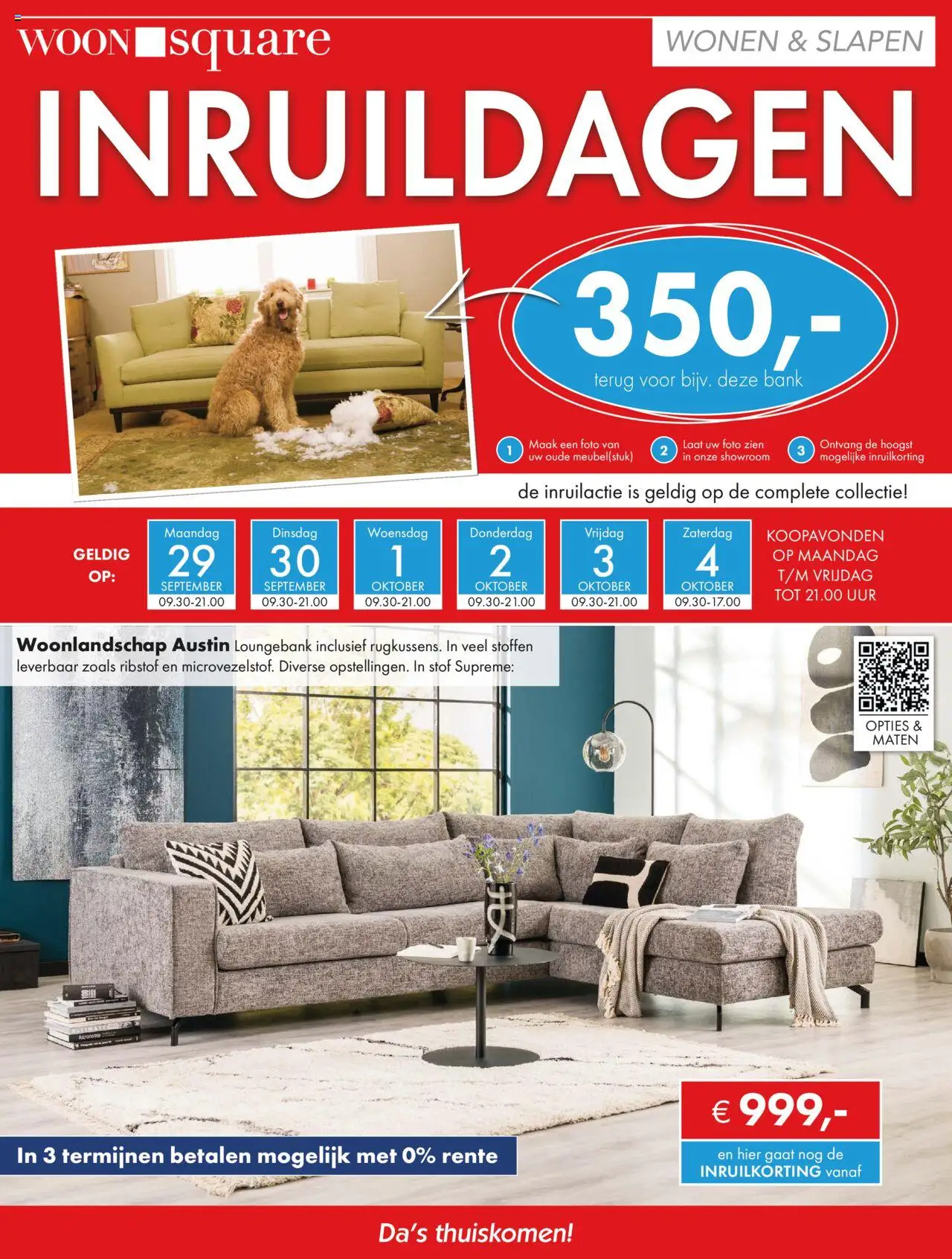 Woonsquare shop Folder geldig vanaf 29-09-2025 - Paginanummer 1