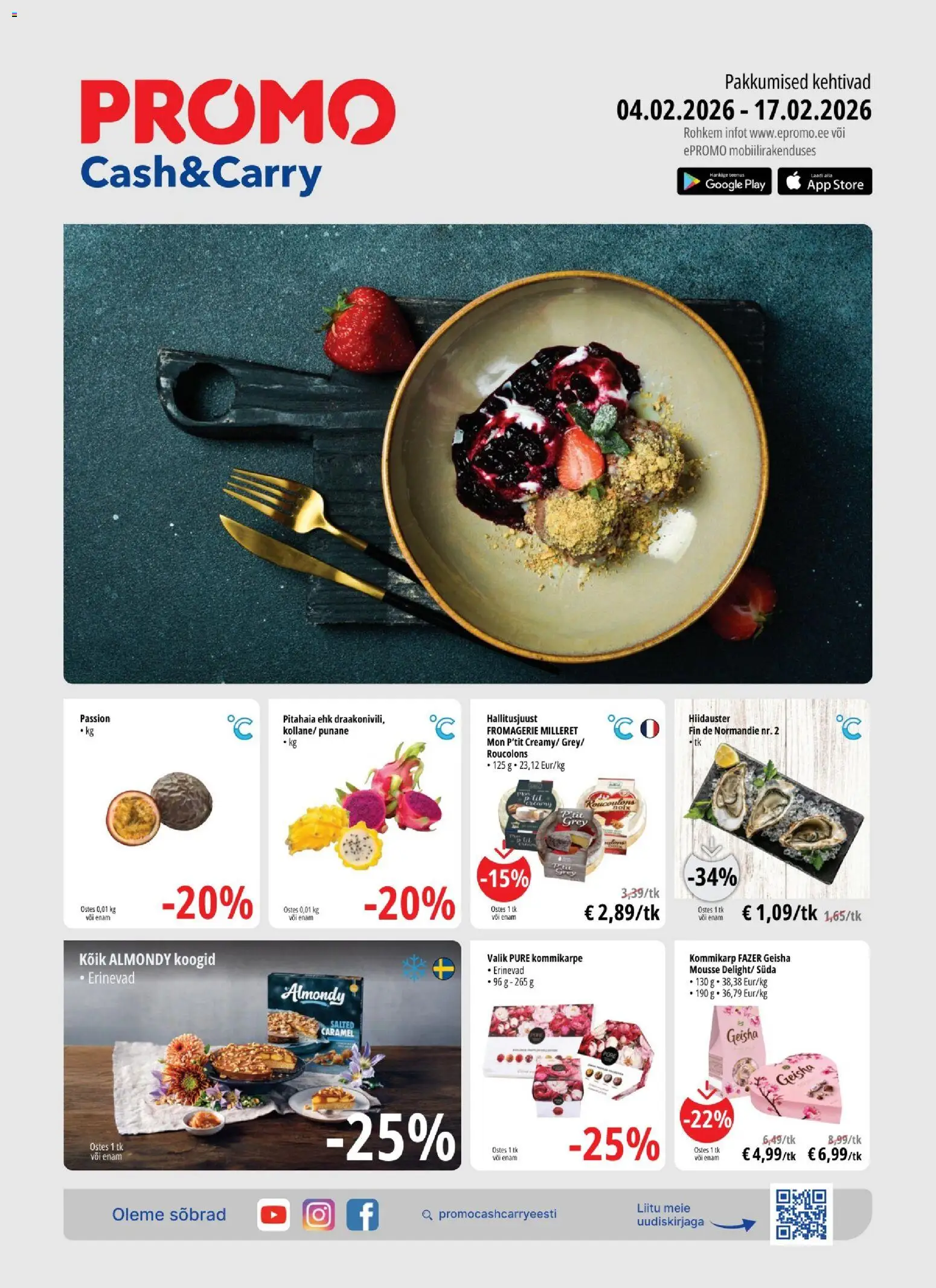 Skatīt Promo akciju bukletu, derīgs no 04.02.2026.