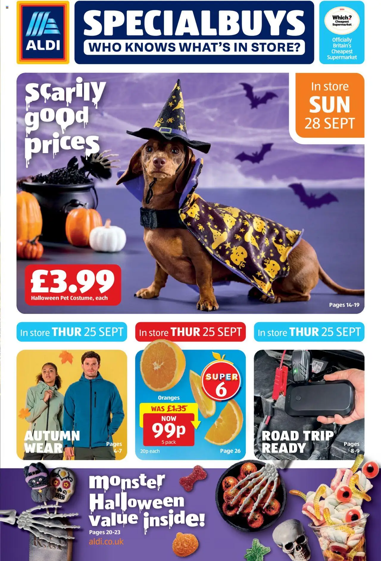 Aldi shop Weekly offers Scottish Specialbuys valid from 26/09/2025 - Page number 1