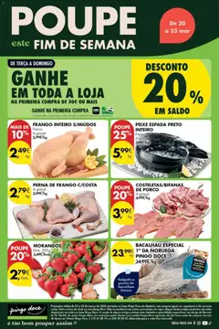 Pré-visualização do folheto da loja Pingo Doce válida a partir de 20/03/2026