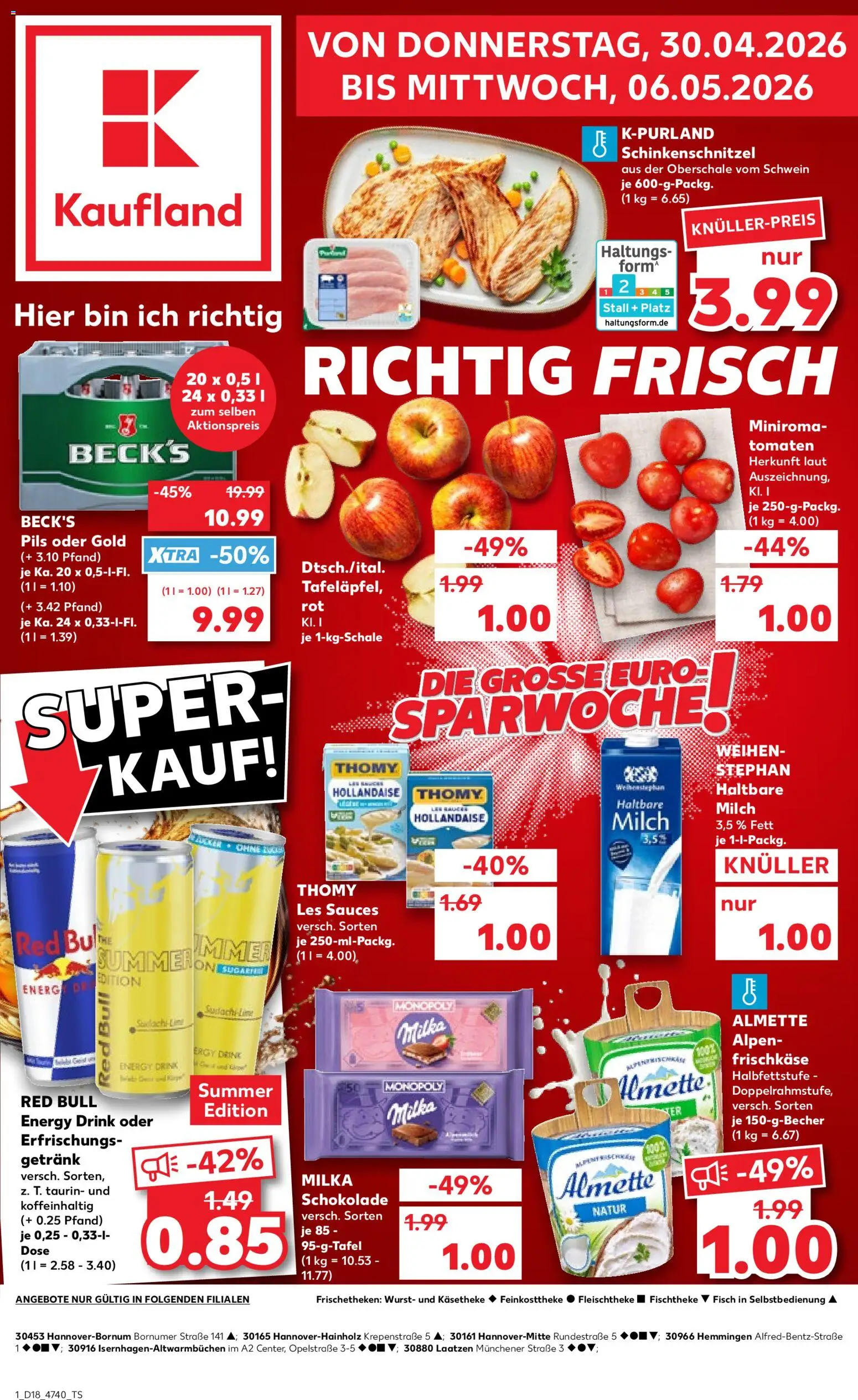 Vorschau von dem Prospekt des Geschäftes Kaufland, gültig ab dem 30.04.2026