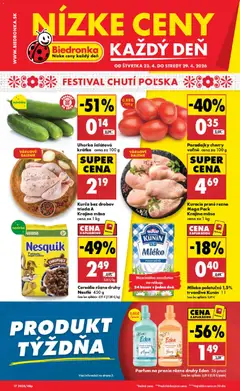 Náhľad Biedronka letáku platného od 23.04.2026